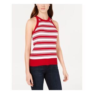 MAISON JULES Womens Sleeveless Crew Neck Top